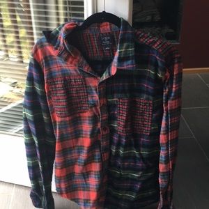 Jcrew Patchy Flannel